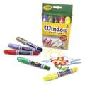 Crayola Crayola Washable Window, Assorted, PK5 529765