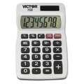 Victor Calculator, 8Digit Handheld, White 700