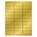Tape Logic Tape Logic® Foil Rectangle Laser Labels, 2 5/8" x 1", Gold, 3000/Case LL210GD