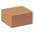 Partners Brand Gift Boxes, 5" x 5" x 3", Kraft, 100/Case GB553K