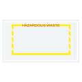 Tape Logic Tape Logic® "Hazardous Waste" Document Envelopes, 5 1/2" x 10", Yellow, 1000/Case PL482