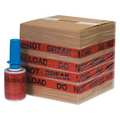 Goodwrappers Goodwrappers® Identi-Wrap, "DO NOT BREAK LOAD", 5" x 80 Gauge x 500', Red/Black, 6/Case GOODID5DNBL