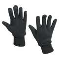 Partners Brand 100% Jersey Cotton Gloves, Small, Black, 12 Pairs/Case GLV1012S