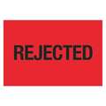 Tape Logic Tape Logic® Labels, "Rejected", 2" x 3", Fluorescent Red, 500/Roll DL1135