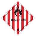 Tape Logic Tape Logic® Labels, "Flammable Solid - 4", 4" x 4", Red/White/Black, 500/Roll DL5130
