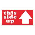 Tape Logic Tape Logic® Labels, "This Side Up", Arrow, 2" x 4", Red/White, 500/Roll SCL242