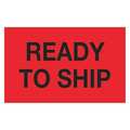 Tape Logic Tape Logic® Labels, "Ready To Ship", 1 1/4" x 2", Fluorescent Red, 500/Roll DL1171