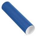 Partners Brand Mailing Tubes with Caps, 3" x 12", Blue, 24/Case P3012B