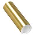 Partners Brand Mailing Tubes with Caps, 2" x 6", Gold, 50/Case P2006GO