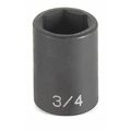 Grey Pneumatic 1/2" Drive Impact Socket Chrome plated 2024M