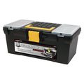 Performance Tool Plastic Tool Box, 16", Plastic, 14.9" W x 6.4" D x 7.8" H W54016