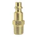 Foster Industrial Plug, 1/4\u0022 MPT, Brass 10-3B