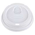 Dixie Lid for 10 12 and 16 oz. Hot Cup, White, Pk1000 DIX D9542