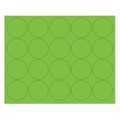 Mastervision Magnets, Circles, Green, PK20 FM1602