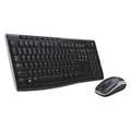 Logitech Wireless Combo, Keyboard/Mouse, Black 920-004536