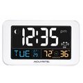 Acurite Intelli-Time Alarm Clock, w/Indoor Temp 13040CA