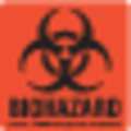 Labelmaster Biohazard Label, Orange, 2"x2", PK500 H-BBL4