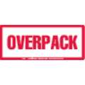 Labelmaster Overpack Red Label, 6"x2-1/2", Pk50 L370S