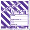 Labelmaster Universal Waste Label Gen Info Thermal Paper, Pk100 UWM7T