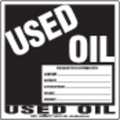 Labelmaster Used Oil Label PVC-Opr Info Stock, Pk100 SWMV