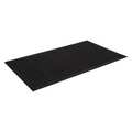 Crown Matting Technologies Wet Area Rubber Mat, Black, 3 ft. W x WS CT15BK