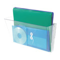 Deflecto Wall File Pocket, Letter, Clear, PK4 73201