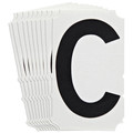 Brady Numbers and Letters Labels, PK 10 5100P-C