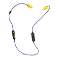 Plugfones FreeReign Reusable Ear Plugs, Flanged Shape, 26 dB, Blue/Red/Yellow, 1 PR PIF-UY(VL)