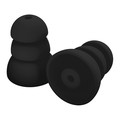 Plugfones ComforTiered Ear Plugs, 26 dB, Black, 5 PK PRP-SB10