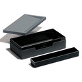 Varicolor Job Case Organizer, with Lid, Charcoal 761258