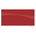 Mooreco Magnetic, Glass Board, 47.24"Hx94.49"W, Red 83846-RED
