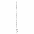 Curt Sfty Chain, 1 S Hook, Clr Zinc, 27", 80020 80020