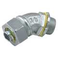 Raco Noninsulated Connector, 3/8 In., 45 Deg 3441