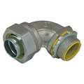 Raco Insulated Connector, 1-1/4 In., 90 Deg 3545