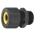 Raco Cord Connector, Black, 2-11/64" L, Nylon 4703-1