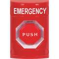 Safety Technology International Emergency Push Button, Red, SPDT Relay SS2002EM-EN