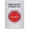 Safety Technology International Emergency Power Off Push Button, 3-1/4" W SS2309PO-EN
