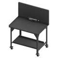 Durham Mfg Work Bench with Panel, Steel, 48" W, 40" Height, 4000 lb., Straight DWBM-3048-BE-PB-PS-95