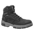 Wolverine Size 11-1/2 Men's 6 in Work Boot Composite Work Boots, Black W10657 11.5M