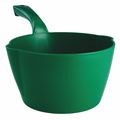 Vikan Large Hand Scoop, Green, 13" L, 8-1/4" W 56822