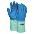 Mcr Safety 12" Chemical Resistant Gloves, Natural Rubber Latex/Nitrile, XL, 1 PR 5340XL