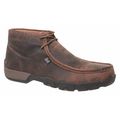 Justin Original Workboots Size 8-1/2 Men's Chelsea Boot Steel Work Boot, Brown 235- 85 M