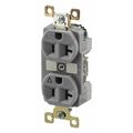 Zoro Select 20A Duplex Receptacle 125VAC 5-20R GY BRY5362IGGRY