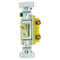 Zoro Select Wall Switch, 15A, Ivory, 3-Way Type, 1/2 HP RS315I
