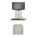 Versa Products Ultra Flat Computer Station, use with Monitors, CPUs, Keybord Trays VT3070000-00-02