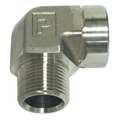 Parker Hydraulic Hose Adapter, 1" L, 5000 psi 1/8 CD-SS