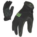 Ironclad Performance Wear Mechanics Gloves, L, Black, Stretch Nylon/Neoprene G-EXMPRE-04-L
