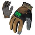 Ironclad Performance Wear Mechanics Gloves, XL, Tan/Green, Stretch Nylon/Neoprene G-EXPPG-05-XL