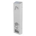 Shower-Ware Shower System, 3-1/4" D, Wall Mount, Height: 29" 488B-W-RD