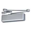 Zoro Select Manual Hydraulic GAV 5831 Door Closer Heavy Duty Interior and Exterior, Silver 5831 x 689 GAV